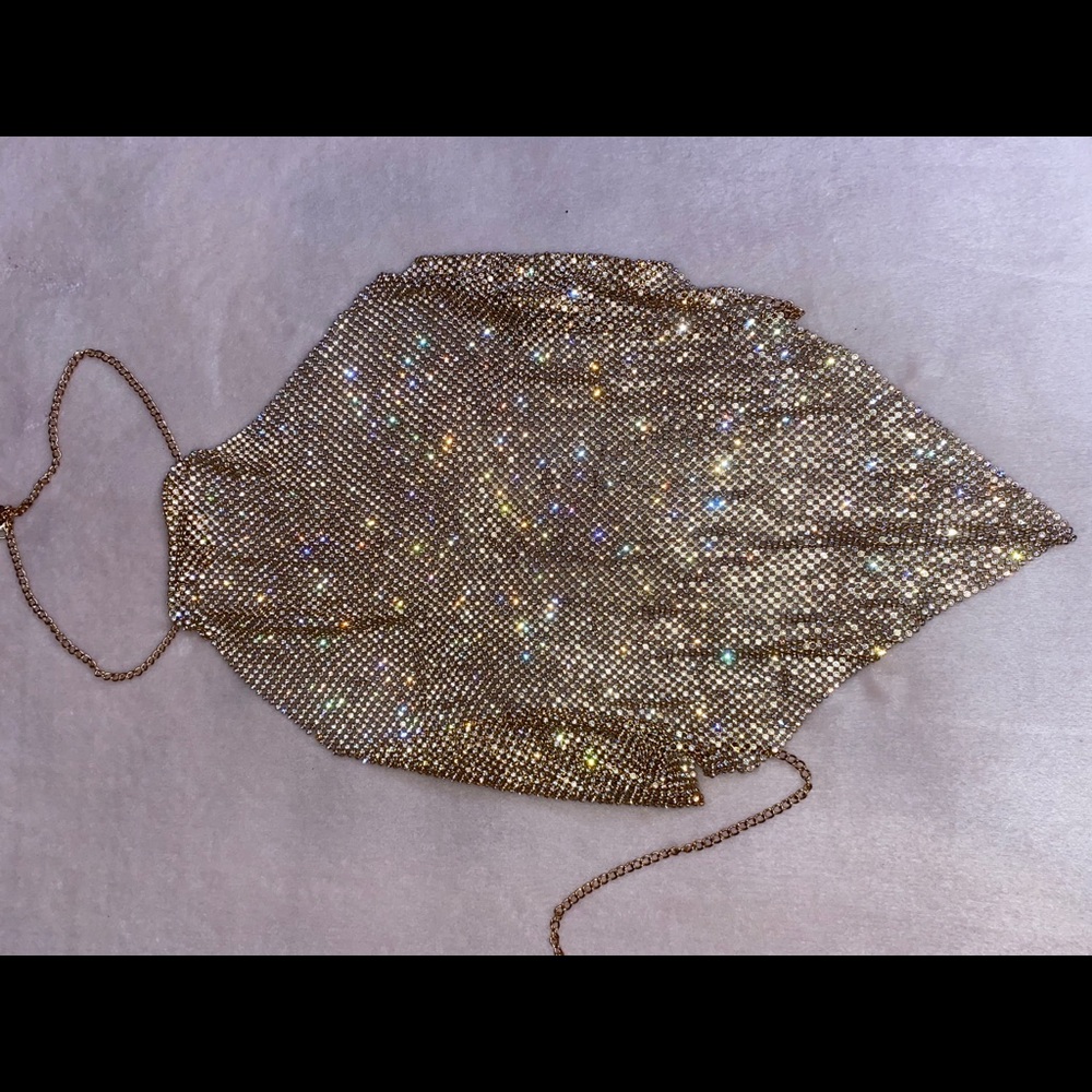 Diamond / rhinestone halter top
